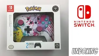 POWER A Enhanced Wireless Controller for Nintendo Switch – Pokémon Battle UNBOXING