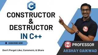 Constructor and Destructor in C++ | MSBTE SEM 3 - OOPS |  FOR IT / CO / AIML | SY DIPLOMA