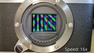 Slowmotion mechanical shutter Fujifilm X-A7 camera