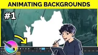 🔴 Designing & Painting a Background (for Animation) (🎬 How to Animate a Background, Part 1) [Krita]