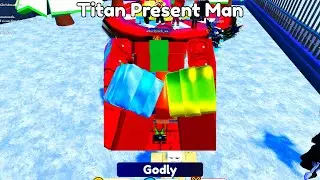 I Got The NEW GODLY In The CHRISTMAS UPDATE! (Toilet Tower Defense)