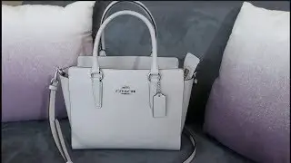 Coach Leah Satchel Purse - What's Inside My Bag?