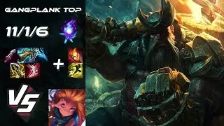 TOP Gangplank vs Zoe - NA Grandmaster Patch 26.11