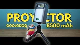 PROYECTOR Portátil Goojodoq: Cine donde  tu quieras