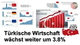 Wirtschaft der Türkei wächst seit 12 Quartalen weiter (BIP Q2 2023)
