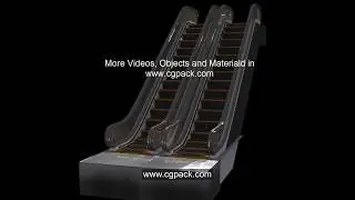 How to animate escalator in 3ds Max