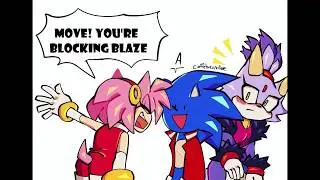 The Dare Game (A BlazAmy Comic Dub)