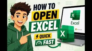 Microsoft Excel Open Kaise Kare? Laptop/PC में Excel कैसे खोलें? | Step-by-Step हिंदी में