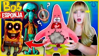 ABRO MUÑECO de PATRICIO de BOB ESPONJA!! 😱🍔⚓️ *Escondía algo muy perturbador*