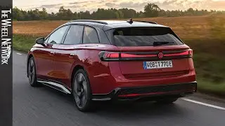 2025 Volkswagen ID.7 GTX Tourer | Kings Red | Driving, Interior, Exterior