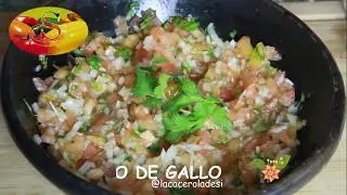 RECETA PICO DE GALLO - COMO HACER PICO DE GALLO