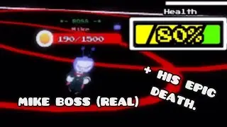 Roblox Undertale unexplained anomalies | Beating Mike and showing death cutscene (reupload sorry)