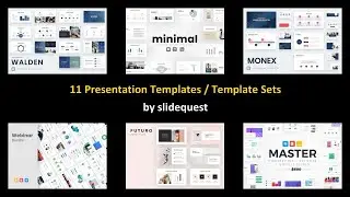 11 Presentation Templates / Template Sets by slidequest