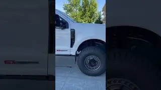 Leveled f250 2023 on 37x12.5 17’s  #fordf250 #ford