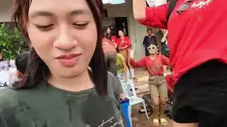 น้องๆบ้านผม มีแต่คนน่ารัก บุญบั้งไฟบ้านผม ม่วนคักเด่อ #สาวซำน้อย #น่ารัก #เต้น #สาว #บุญบั้งไฟ