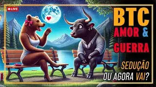 😲 BITCOIN SE SEGURANDO PARA ROMPER OU TRAP 🔴  ANÁLISE AO VIVO DO BTC