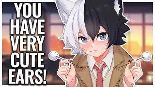 ASMR Roleplay | Femboy Student’s Gentle Ear Cleaning During Class ✏️