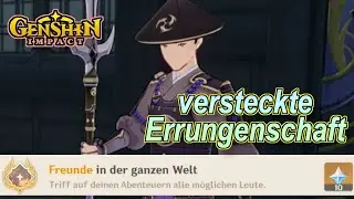 Genshin Impact - Freunde in der ganzen Welt, Versteckte Errungenschaft freischalten🔥