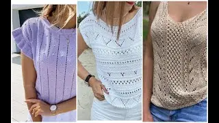 Knitted patterns for the summer