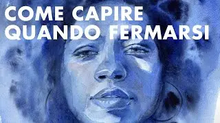 Non capisci se il tuo dipinto è finito? Parliamone + dipinto blu 🌈💙