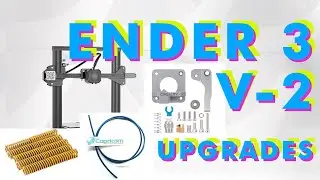 I install upgrades to my Ender 3 V2 3D Printer