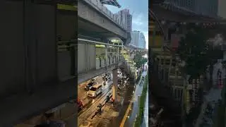 Bangkok Thunderstorm in August #bangkok #rainbow #thunderstorm