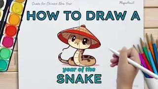 How To Draw A Snake For Chinese New Year