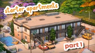 Starter Apartments 🌺 Part 1 || The Sims 4 Speed Build