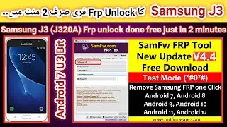 Samsung J3 (J320A) Frp unlock just in 2 minutes android 7.x with free bypass tool | 2023 | TECH City