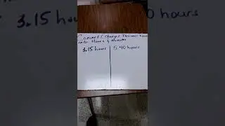 Convert decimal time to hours and minutes