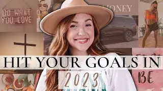 HOW TO PREPARE FOR YOUR 2023 GOALS - HIT YOUR GOALS THIS YEAR! *Vision Board* | Moriah Robinson