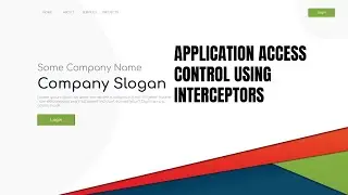 17 Custom Login Authentication with Spring MVC and Spring Boot   Application Access Control with Int