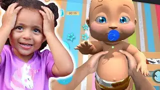 Mother Life Simulator Gameplay Walkthrough Part 1 - Leah and Mommy Plays