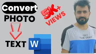 How to Convert Image to Word Document 📷 || How to Convert Image to Text in Microsoft Word Tutorial