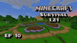 Building The Crops (1/2) | Minecraft 1.21 | Survival Longplay | Ep 10