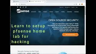 How to setup pfsense firewall and learn hacking