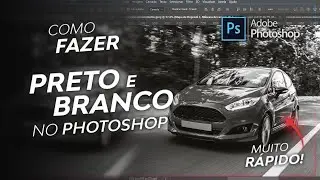 Como deixar PRETO E BRANCO no PHOTOSHOP | (com QUALIDADE!)