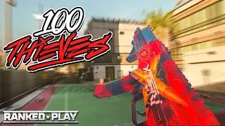 Playing 100 Thieves Pros in Ranked Play