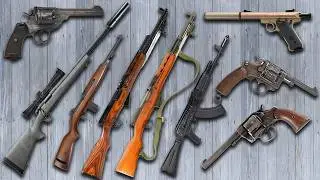 Misha's Guns Compilation 1 - Ruger 22, AK-103, M1 Carbine, SKS, Webley, Remington 700, Lebel, Colt
