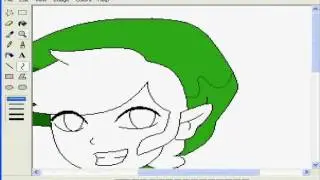 Drawing Toon Link in Ms Paint