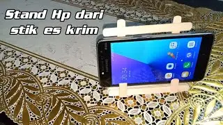 cara membuat stand Hp dari stik es krim