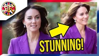Catherine STUNNING in Royal Purple for a GREAT cause!