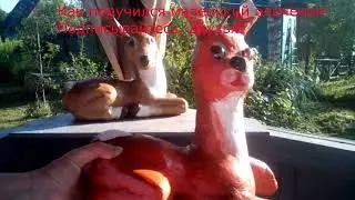 Олень для сада  своими руками. Садовые скульптуры.