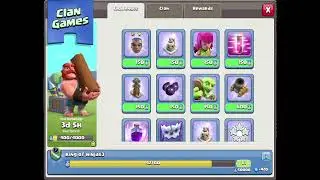 Finishing clan games!