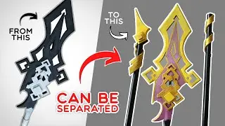 How I made Zhongli's VORTEX VANQUISHER from Genshin Impact out of FOAM!
