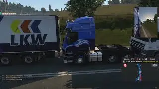 Кале - Дуйсбург, самая безумная дорога в TruckersMP! Euro Truck Simulator 2 Multiplayer.