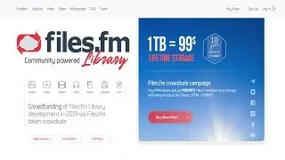 Files.fm Library - The best unique file exchange with p2p trading platform