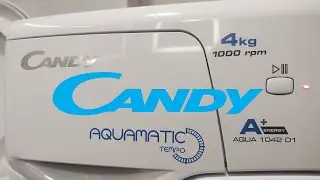 Candy AQUA 1042 D1 washing machine A+ energy 4kg 1000 rpm resistant fabrics cycle