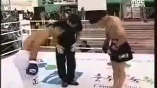 Taekwondo vs Muay Thai (Crazy KO)