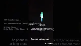 Tecno kg5j flashing in fastboot mode
